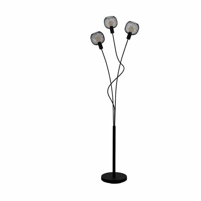 Lampadar Fulk, metal, negru, 149,5 x 30,5 x 34 cm, 40w