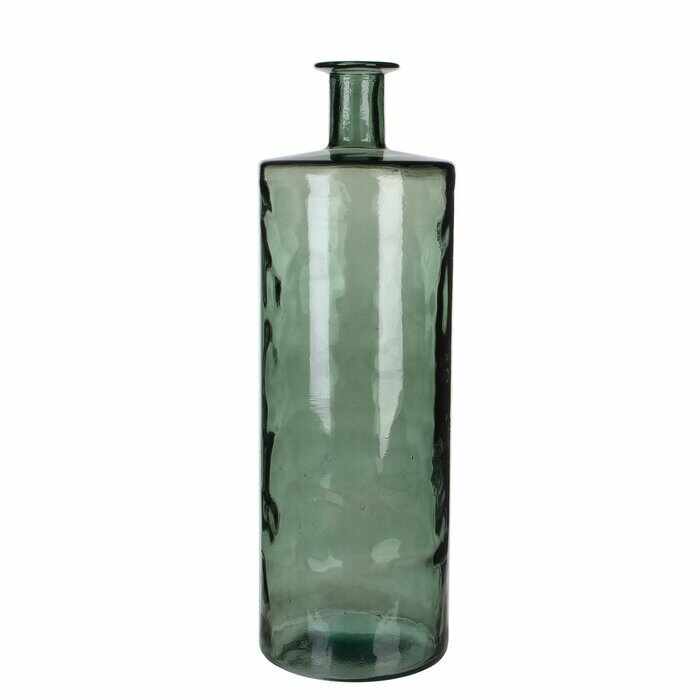 Vaza Chagnon, sticla, gri, 75 x 25 x 25 cm