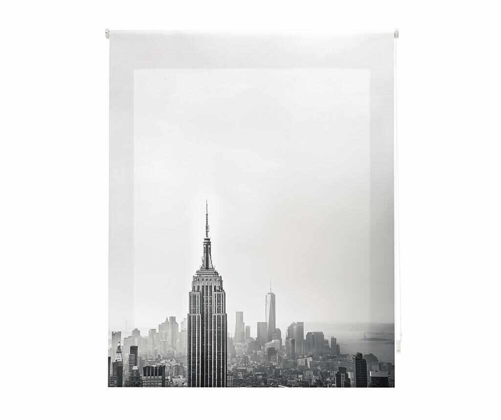Jaluzea tip rulou New York 120x180 cm - Blindecor, Gri & Argintiu