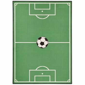 Covor pentru copii Zala Living Football, 160 x 240 cm, verde