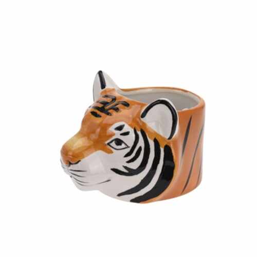 Ghiveci Tigru din ceramica 12 cm