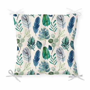 Pernă pentru scaun Minimalist Cushion Covers Navy Flower, 40 x 40 cm
