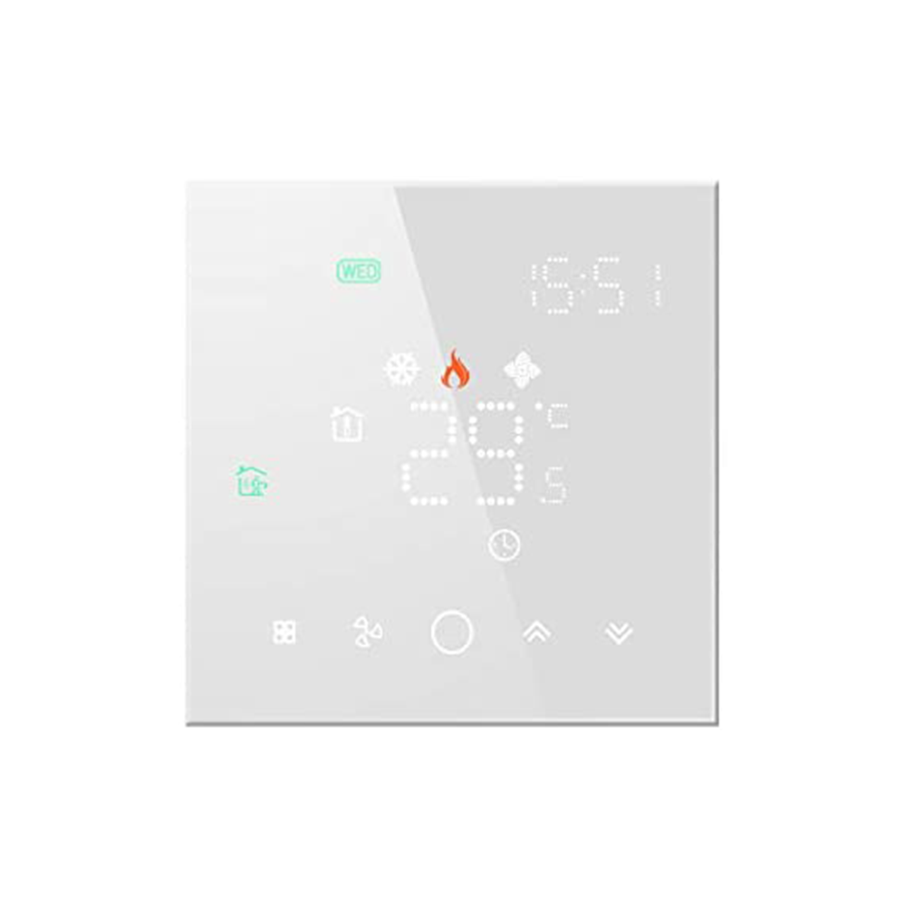 Termostat Wi-Fi pentru incalzirea electrica in pardoseala BeOk TGW003-WIFI-EP
