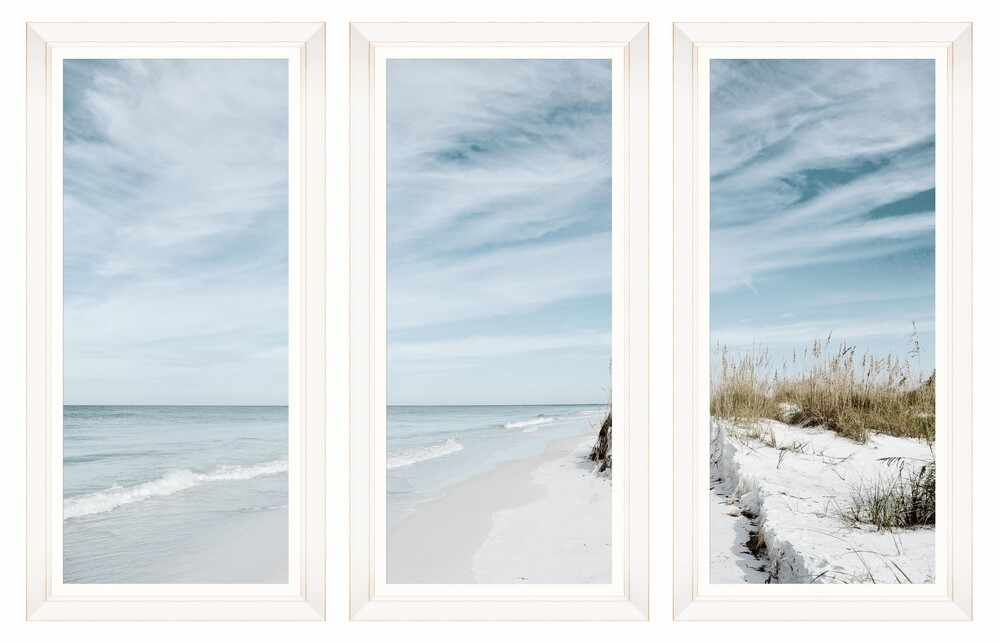 Tablou 3 piese Framed Art Summer Beach 