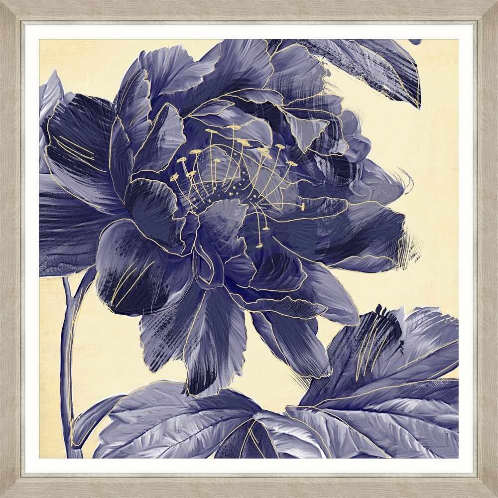 Tablou Framed Art Floral Indigo III