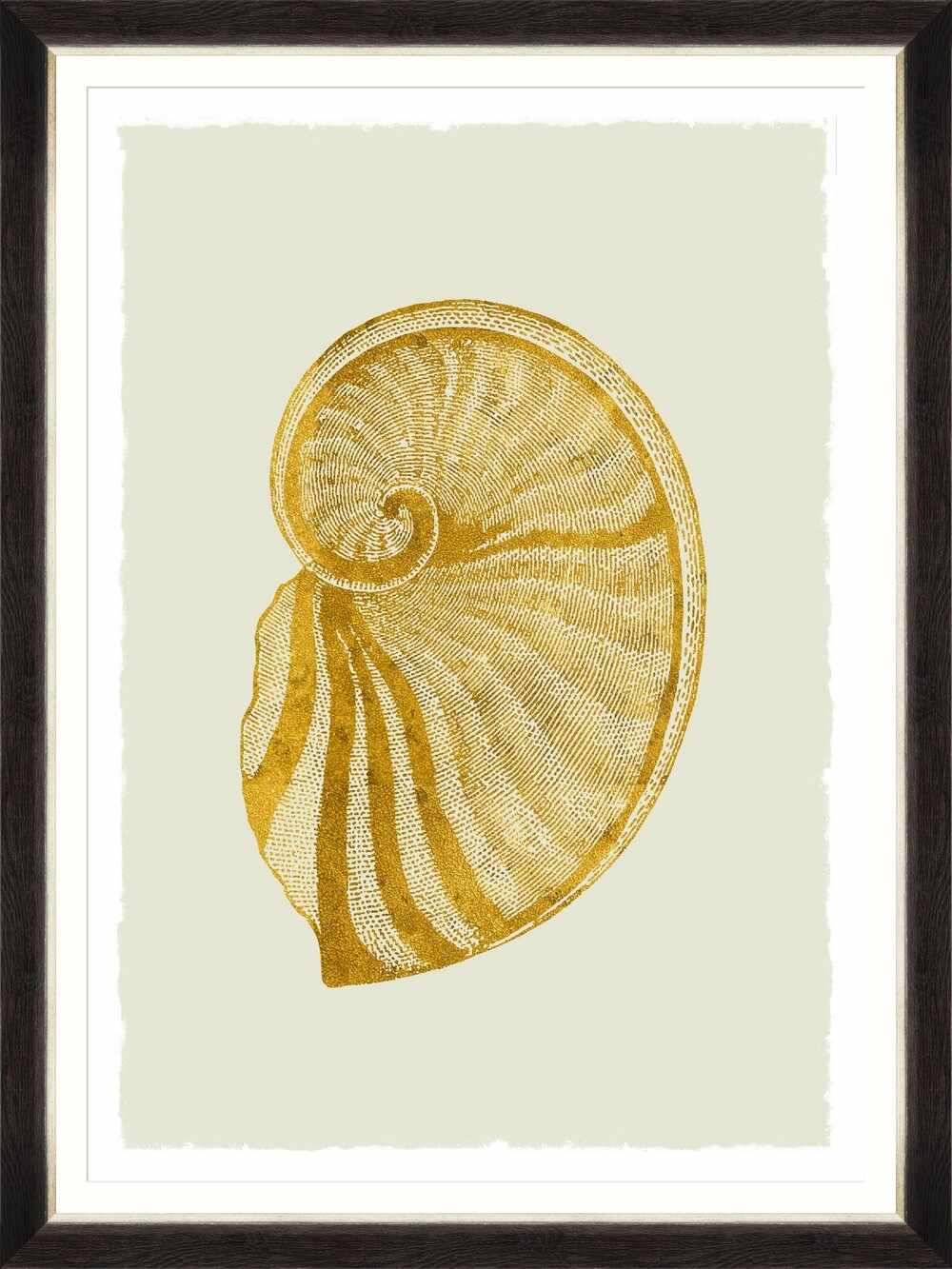 Tablou Framed Art Golden Seashell VI 