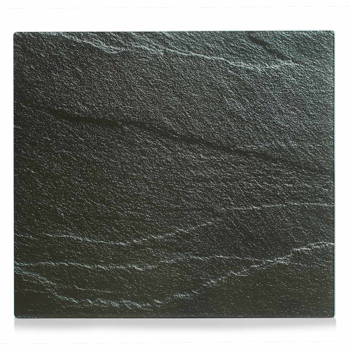 Placa din sticla protectie perete/plita, Anthracite Slate, L56xl50 cm