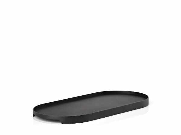 Tava pentru servire din metal Single 332040 Negru, L35xl16xH1,8 cm, Zone Denmark