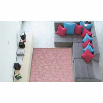 Covor foarte rezistent Floorita Fiore, 160 x 230 cm, roz