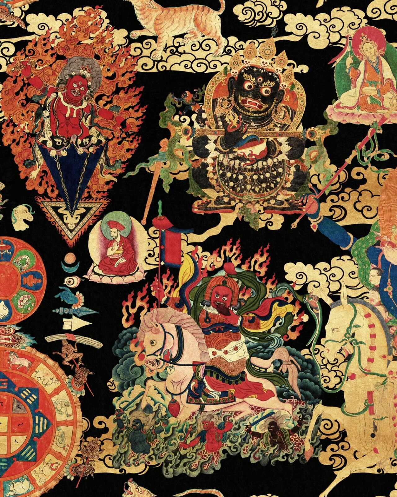 Tapet Imprimat Digital Tibetan Tapestry Metallic Edition