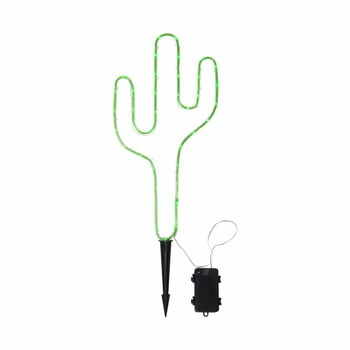 Decorațiune LED în formă de cactus Star Trading Tuby, verde