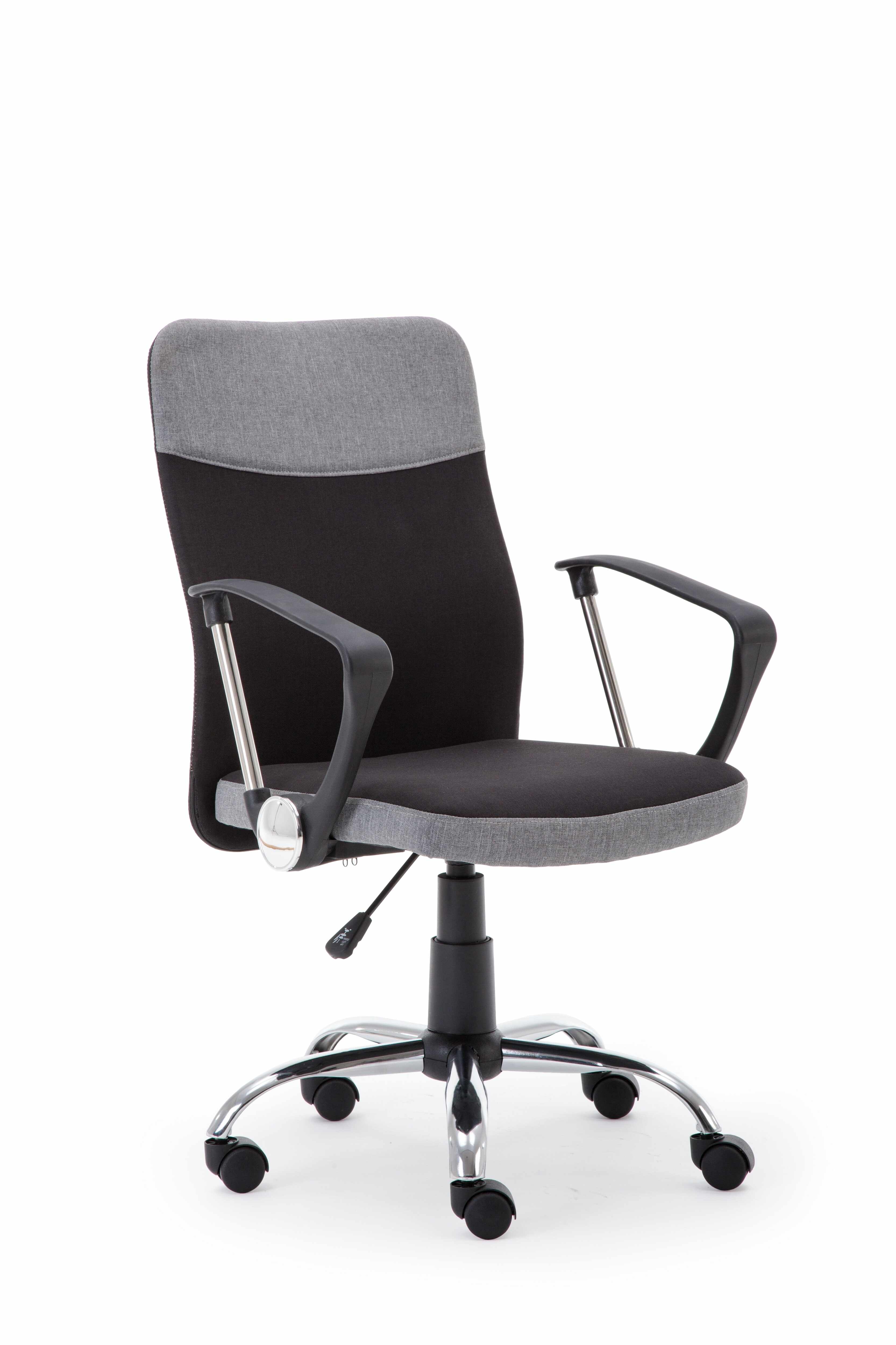 Scaun de birou ergonomic Topic Black / Grey, l57xA60xH94-104 cm