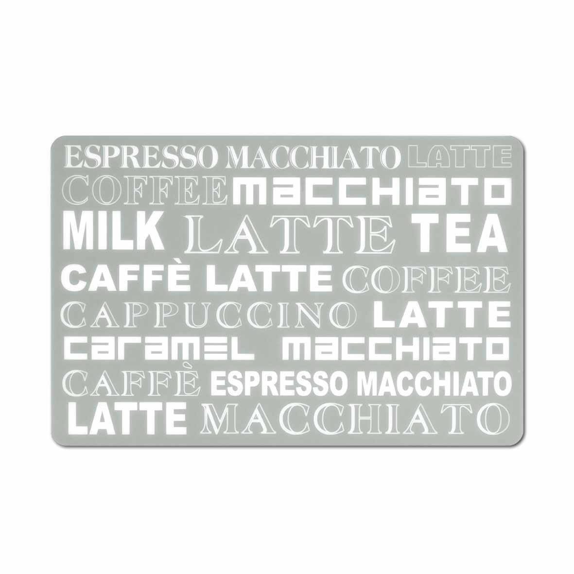 Suport vesela din PP (polipropilena), Latte Macchiato Grej, L43,5xl28,5 cm