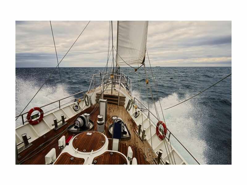 Tablou Sticla Yacht, 120 x 80 cm