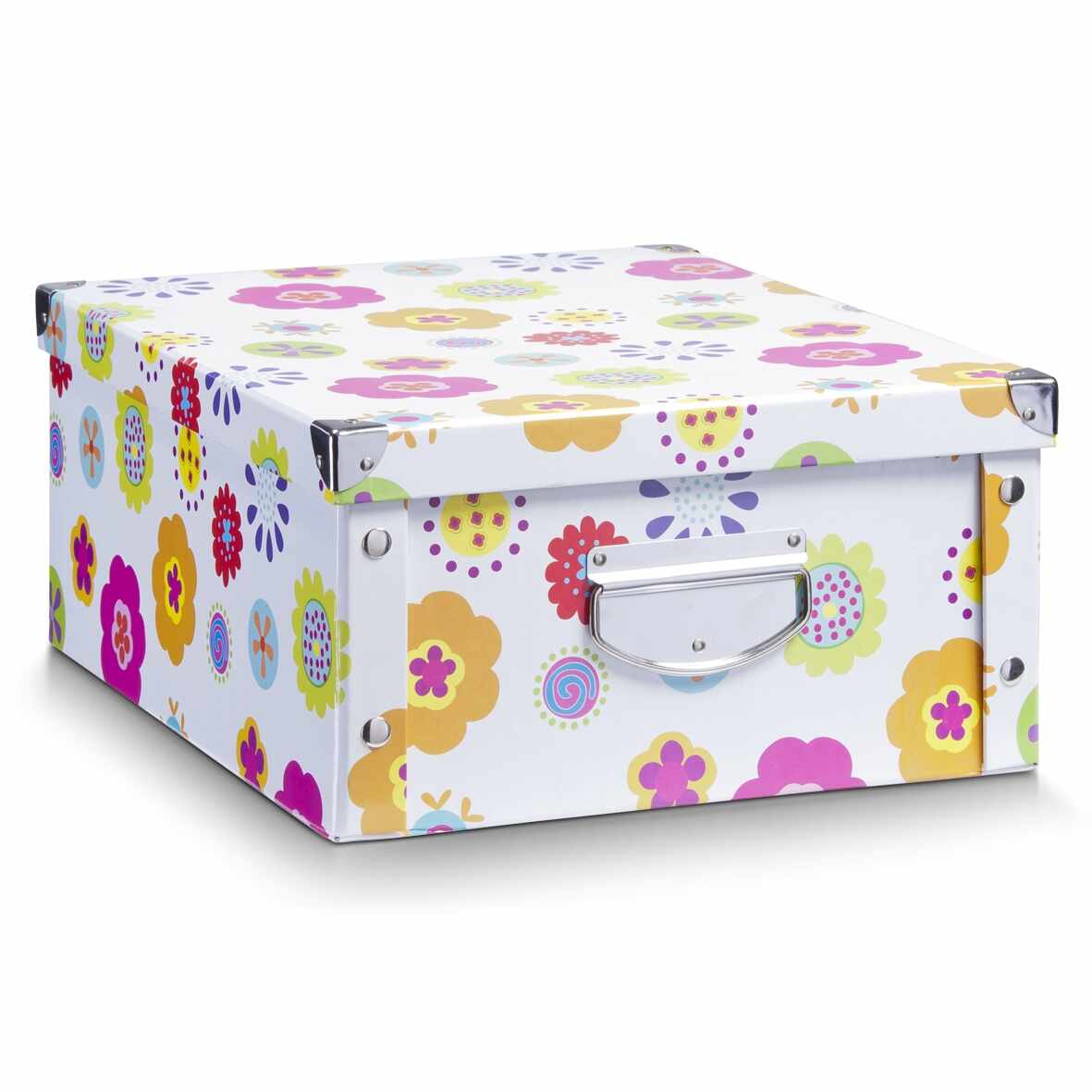 Cutie decorativa pentru depozitare, din carton, Kids Multicolor, L40xl33xH17 cm