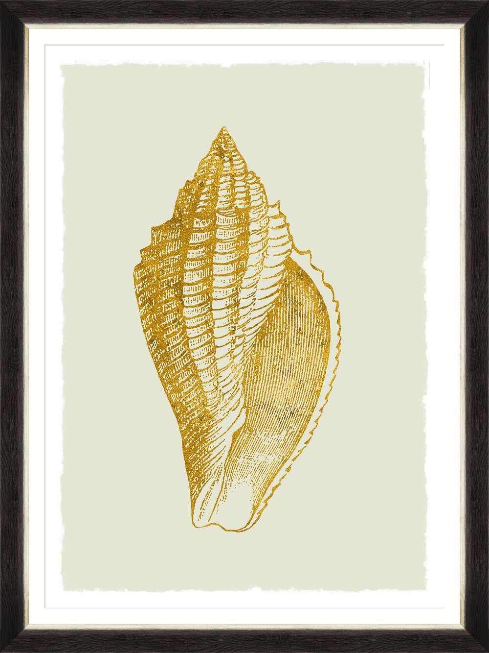 Tablou Framed Art Golden Seashell III
