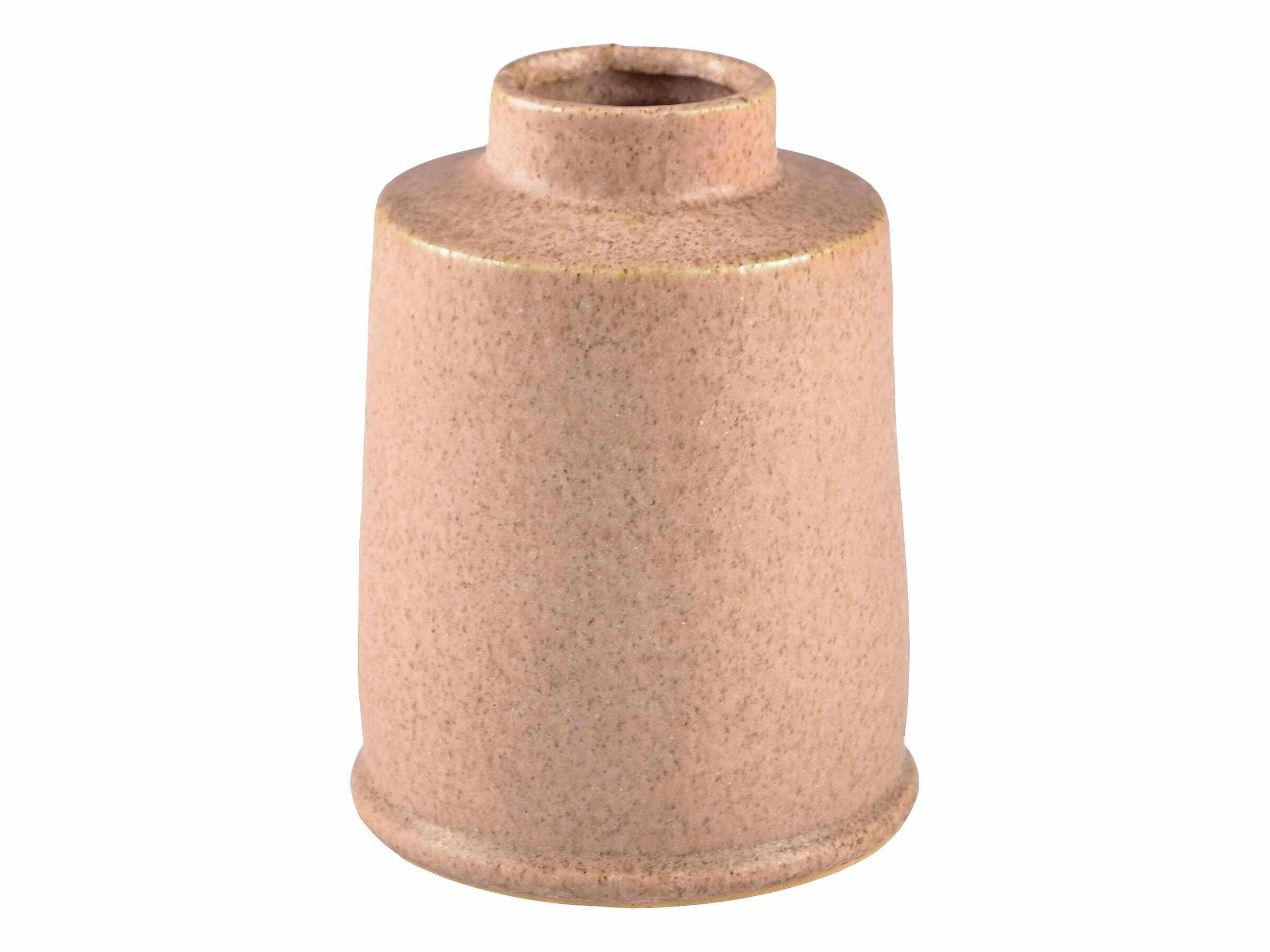 Vaza decorativa din ceramica Stone Round 12432 Natural, Ø11,5xH15 cm, Villa Collection