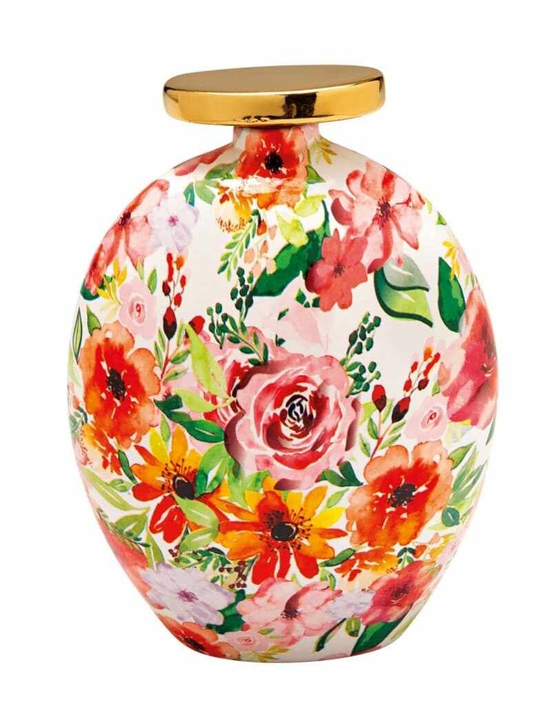 Difuzor aromaterapie din portelan, Bouquet Multicolor, 500 ml