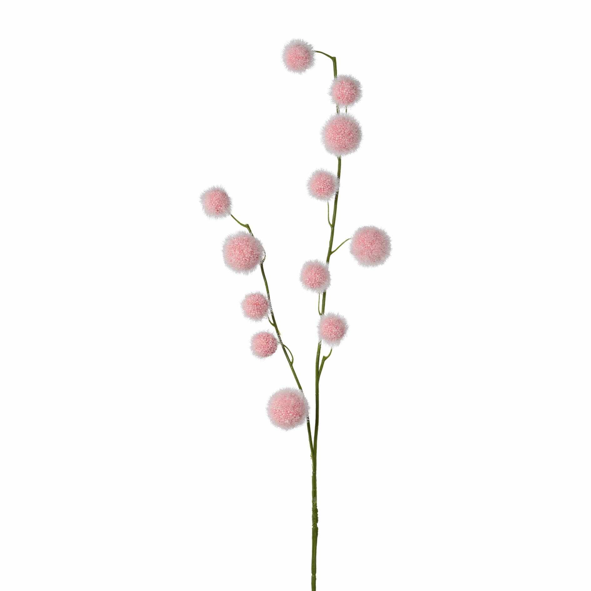 Fir floare artificiala, Velcro Roz, H105 cm