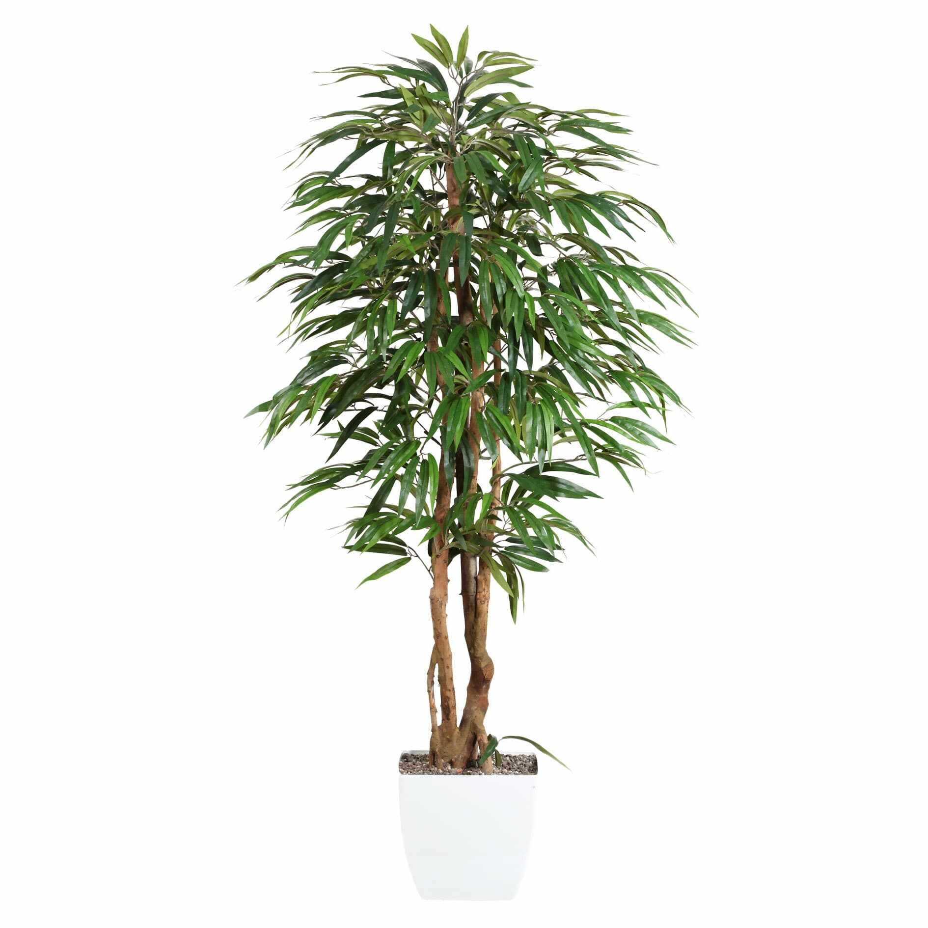 Planta artificiala in ghiveci, Weeping Ficus Verde, H150 cm