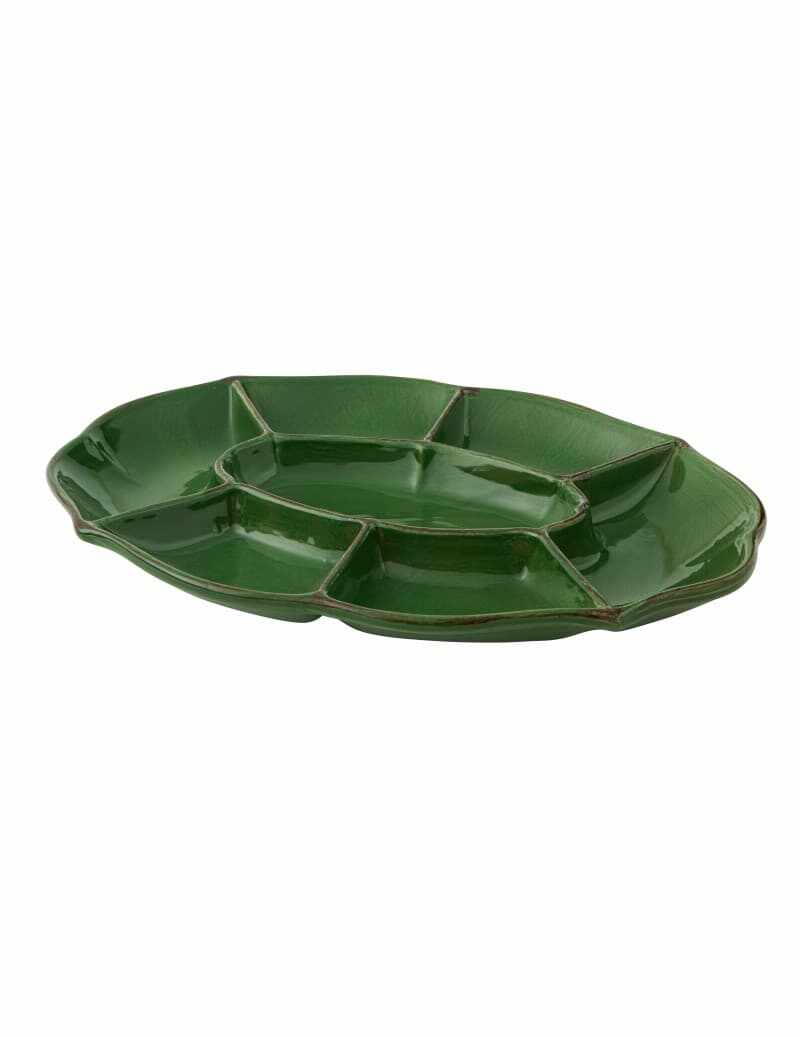  Platou pentru servire din ceramica, Le Primizie Verde, L42xl31 cm la pret 377 lei 