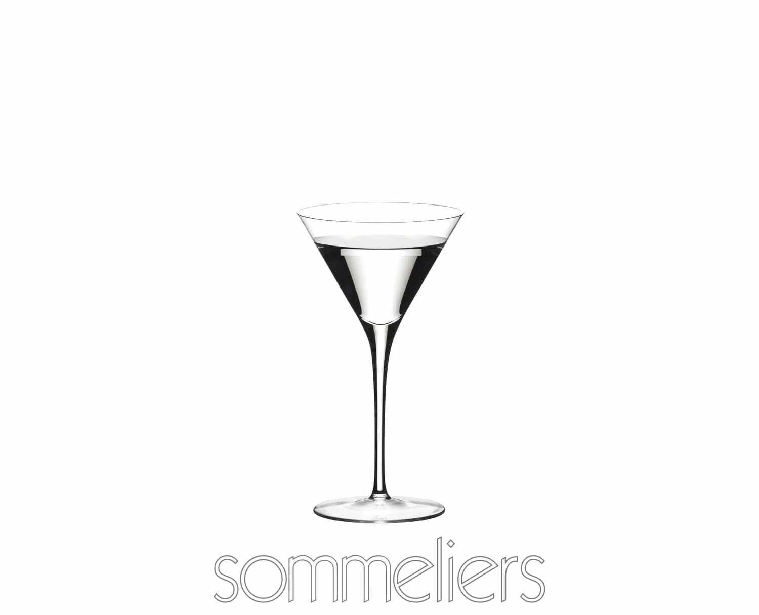 Pahar pentru martini, din cristal Sommeliers Martini Clear, 210 ml, Riedel
