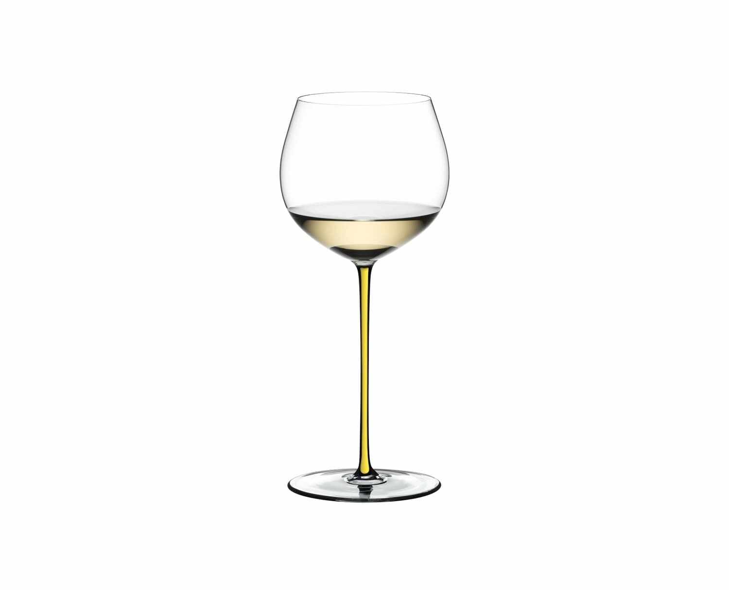 Pahar pentru vin, din cristal Fatto A Mano Oaked Chardonnay Galben, 620 ml, Riedel