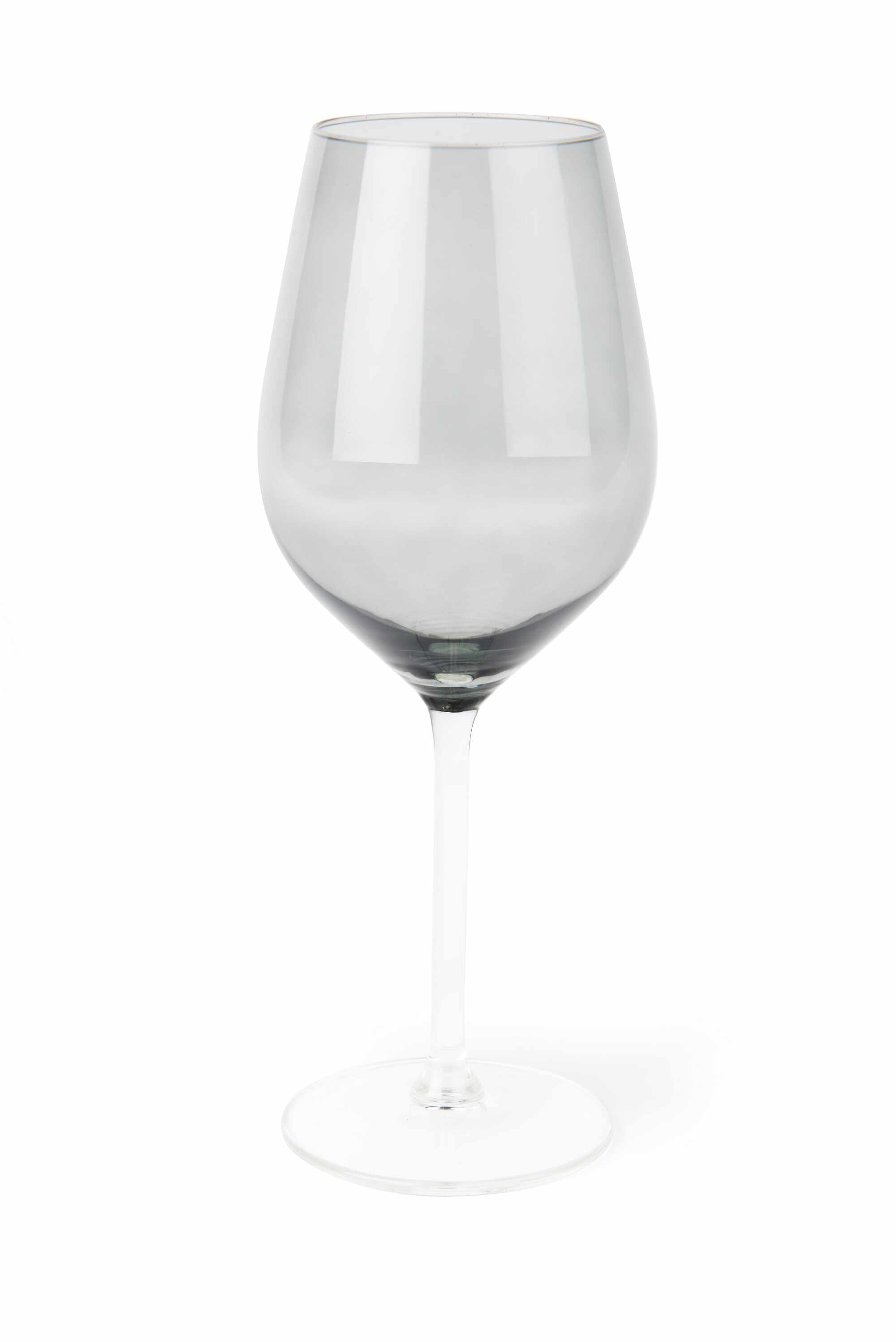 Pahar pentru vin, din sticla, 500 ml, Ø6xH23 cm, Color Wine Gri