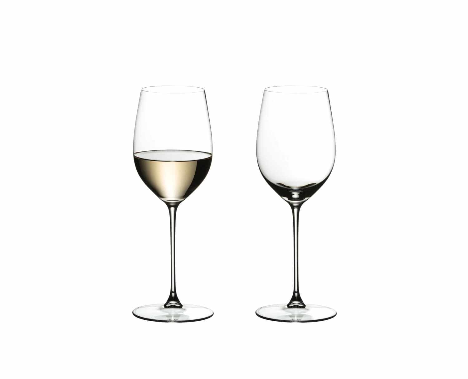 Set 2 pahare pentru vin, din cristal Veritas Viognier / Chardonnay Clear, 370 ml, Riedel