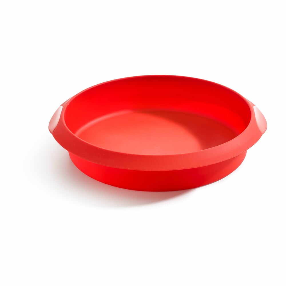 Formă din silicon pentru copt Lékué, ⌀ 24 cm, roșu