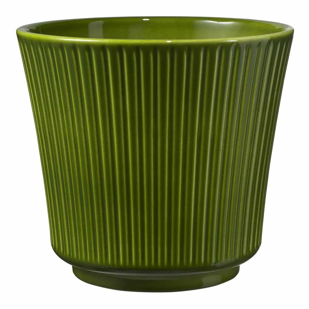 Ghiveci din ceramică Big pots Gloss, ø 12 cm, verde