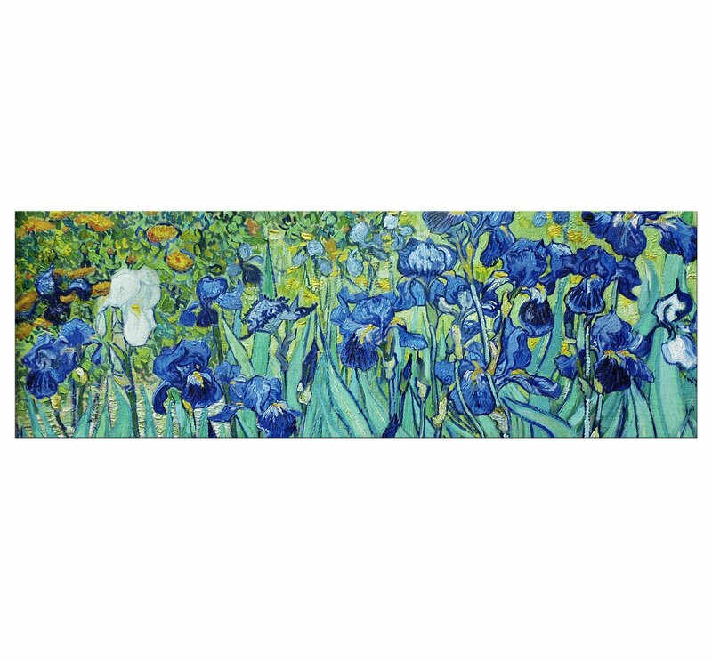 Tablou Vincent van Gogh, albastru/verde, 40 x 120 cm