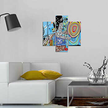 Tablou decorativ Multicanvas Three Art, 3 Piese, 251TRE1901, Multicolor