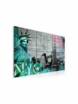 Tablou, Artgeist, NYC collage III, 90 x 60 cm, Gri