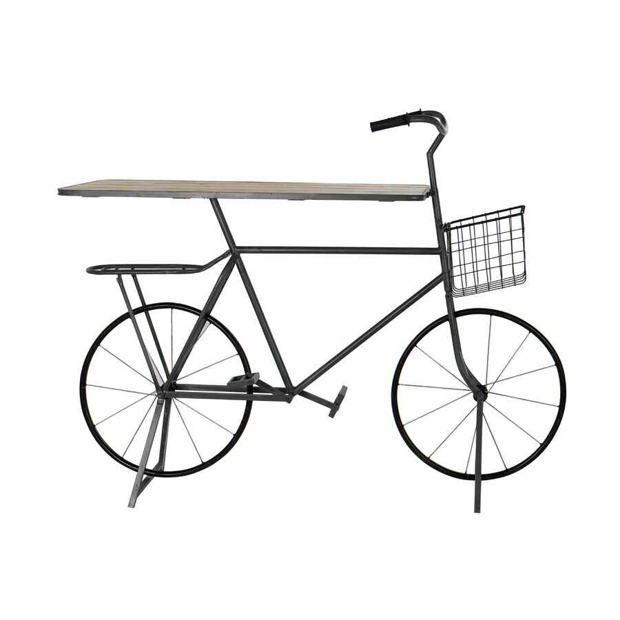 Bicy Consola bicicleta, Metal, Negru