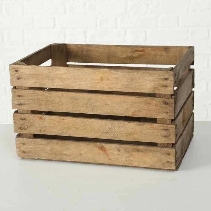 Cutie pentru depozitare, din lemn Lea Natural, L50xl40xH30 cm