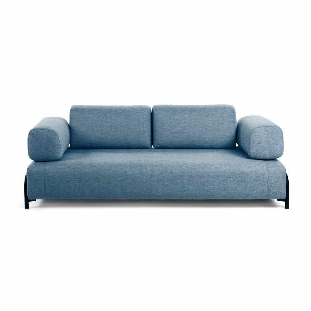 Canapea cu cotiere și măsuță auxiliară La Forma Compo, albastru