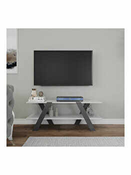 Comoda TV, Kalune Design, 120 x 33.1 x 45 cm, 854KLN3023, pal melaminat, Multicolor