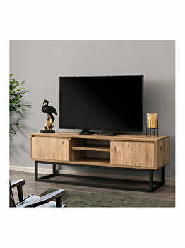 Comoda TV, Kalune Design, 140 x 40 x 50 cm, 854KLN3005, pal melaminat, Multicolor