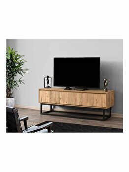 Comoda TV, Kalune Design, 140 x 40 x 50 cm, 854KLN3006, pal melaminat, Multicolor