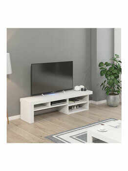 Comoda TV, Minima Reeta, 162 x 38.6 x 40 cm, 598MNM1112, pal melaminat, Alb