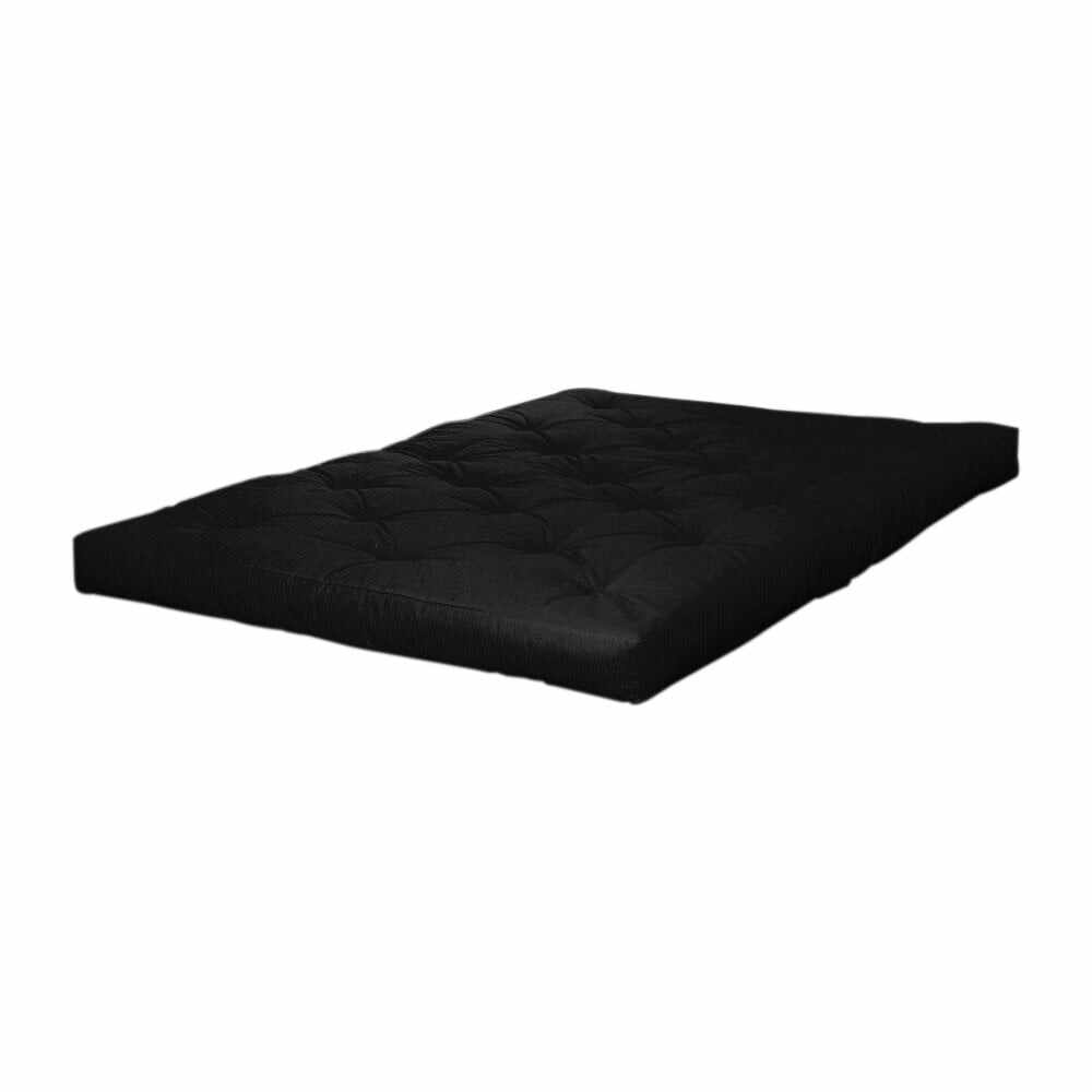 Saltea tip futon Design Double Latex, 90 x 200 cm, negru