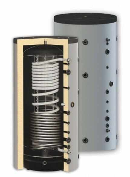 Boiler igienic combinat SUNSYSTEM HYG BR 1500, cu o serpentină, 1500 litri, pentru producerea și depozitarea apei calde menajere igienice și încălzire