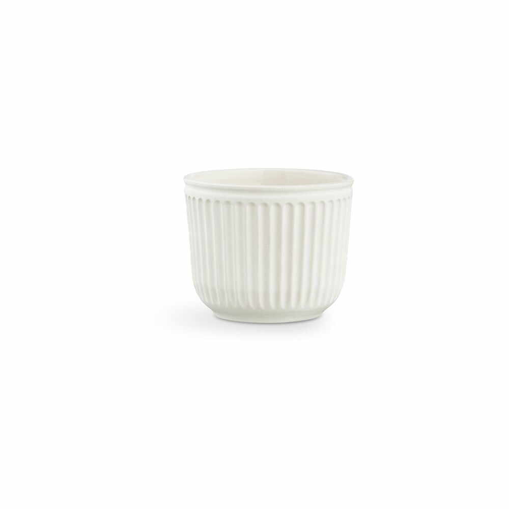 Ghiveci miniatural din gresie Kähler Design Hammershoi Flowerpot, ⌀ 11 cm, alb