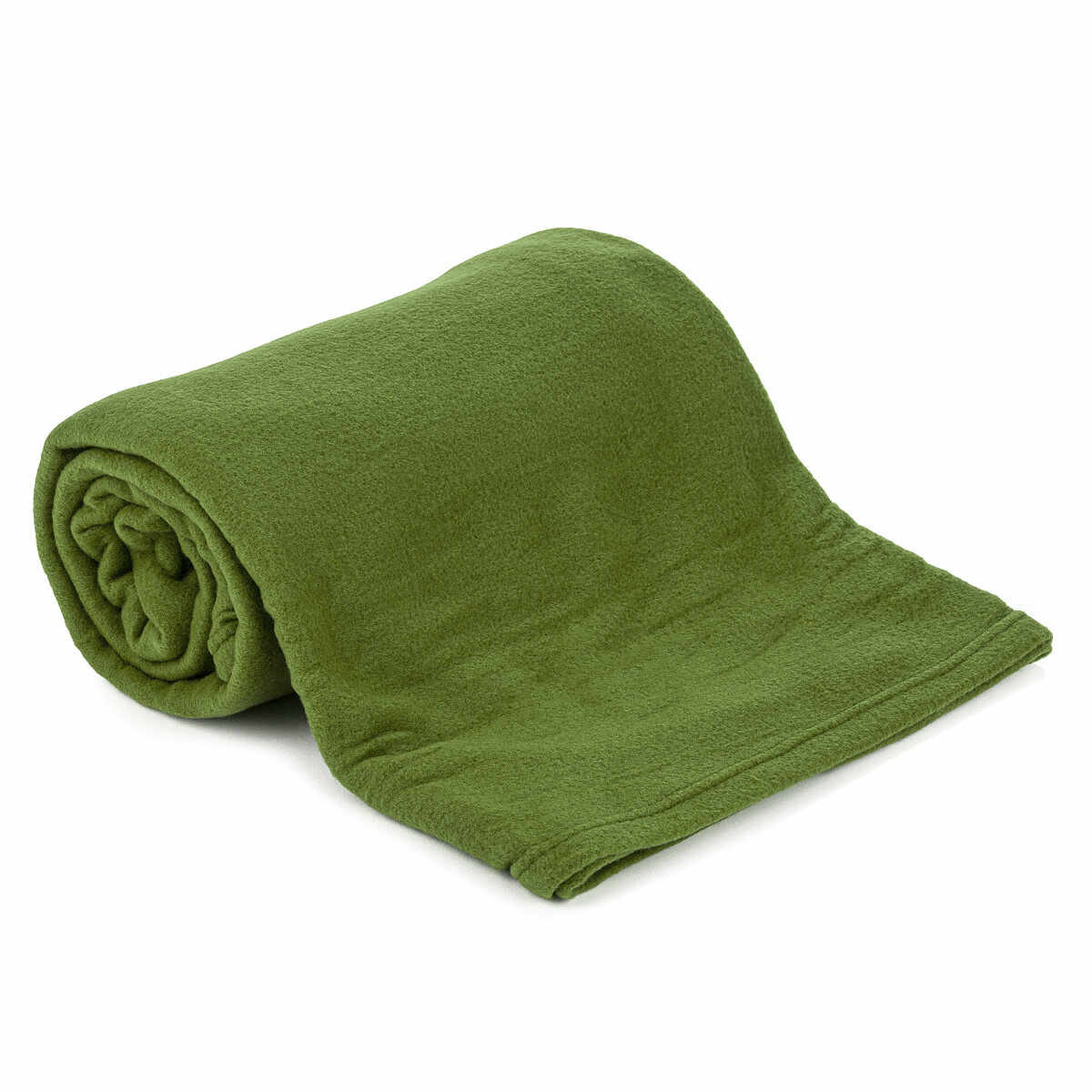 Pătură fleece UNI verde, 150 x 200 cm