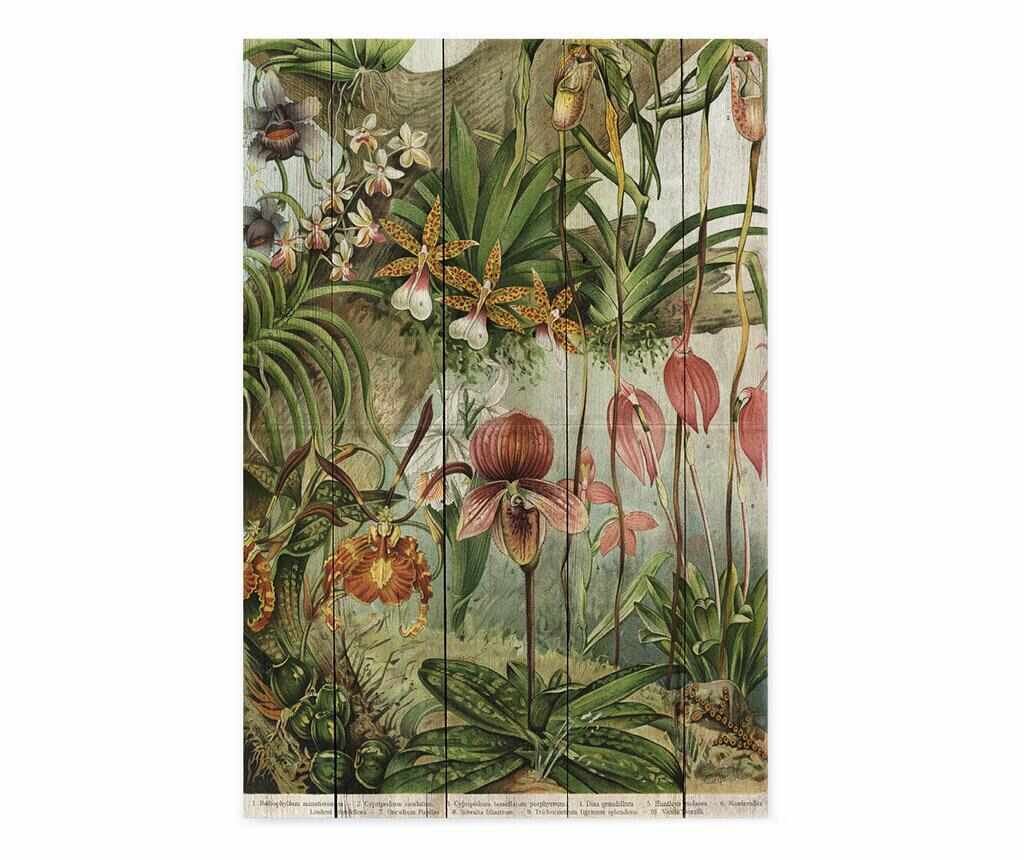 Tablou Jungle Flowers 40x60 cm - Madre Selva, Multicolor