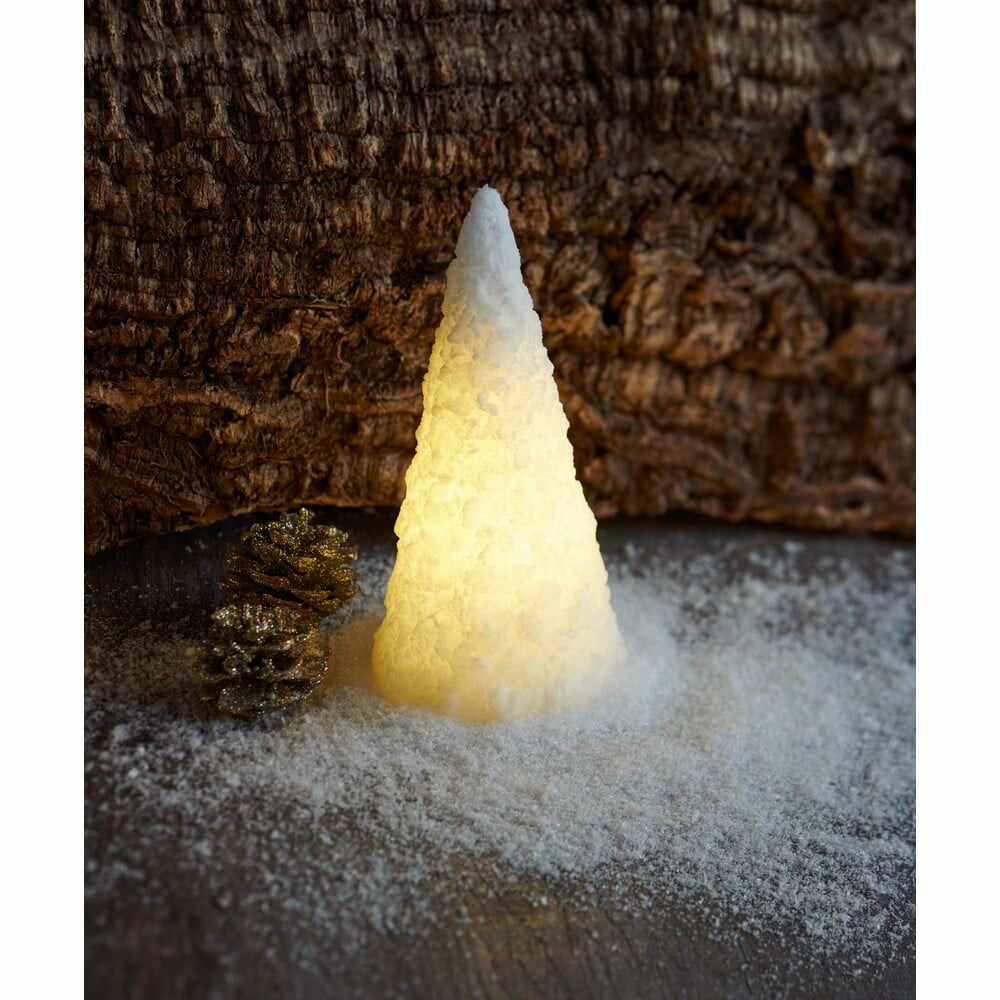 Decorațiune cu lumină LED Sirius Snow Cone, înălțime 18 cm
