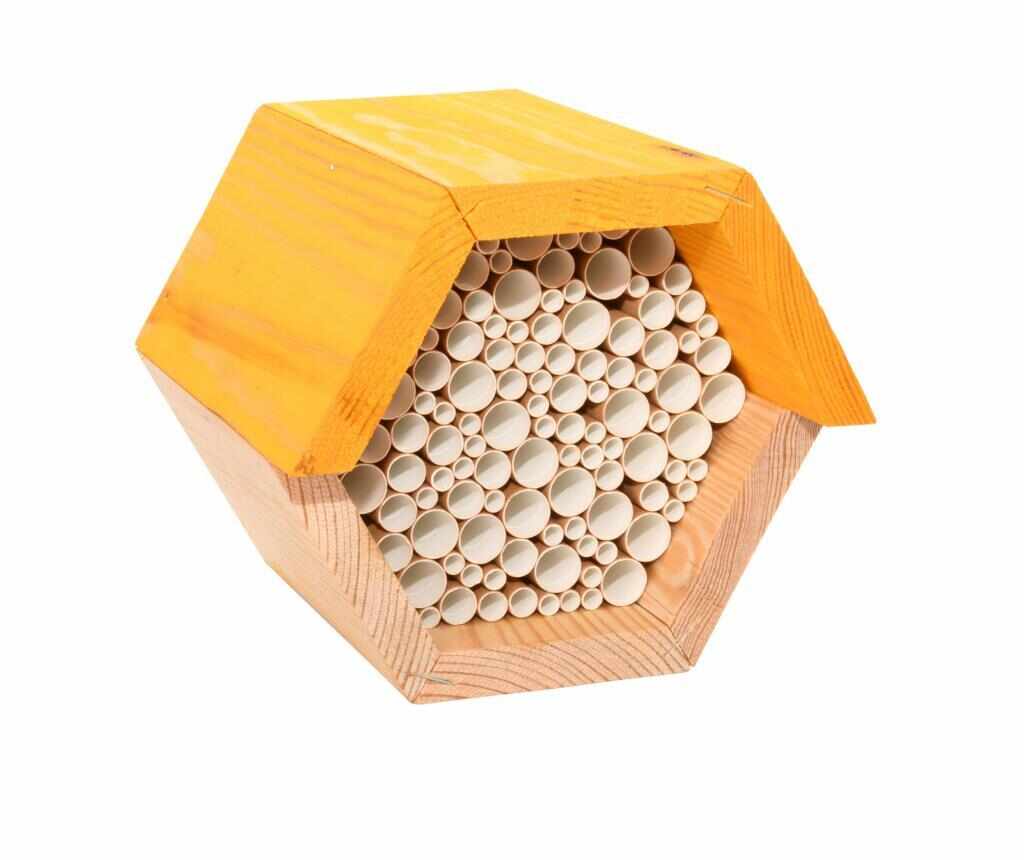 Casuta pentru albine Hexagon - Esschert Design, Multicolor