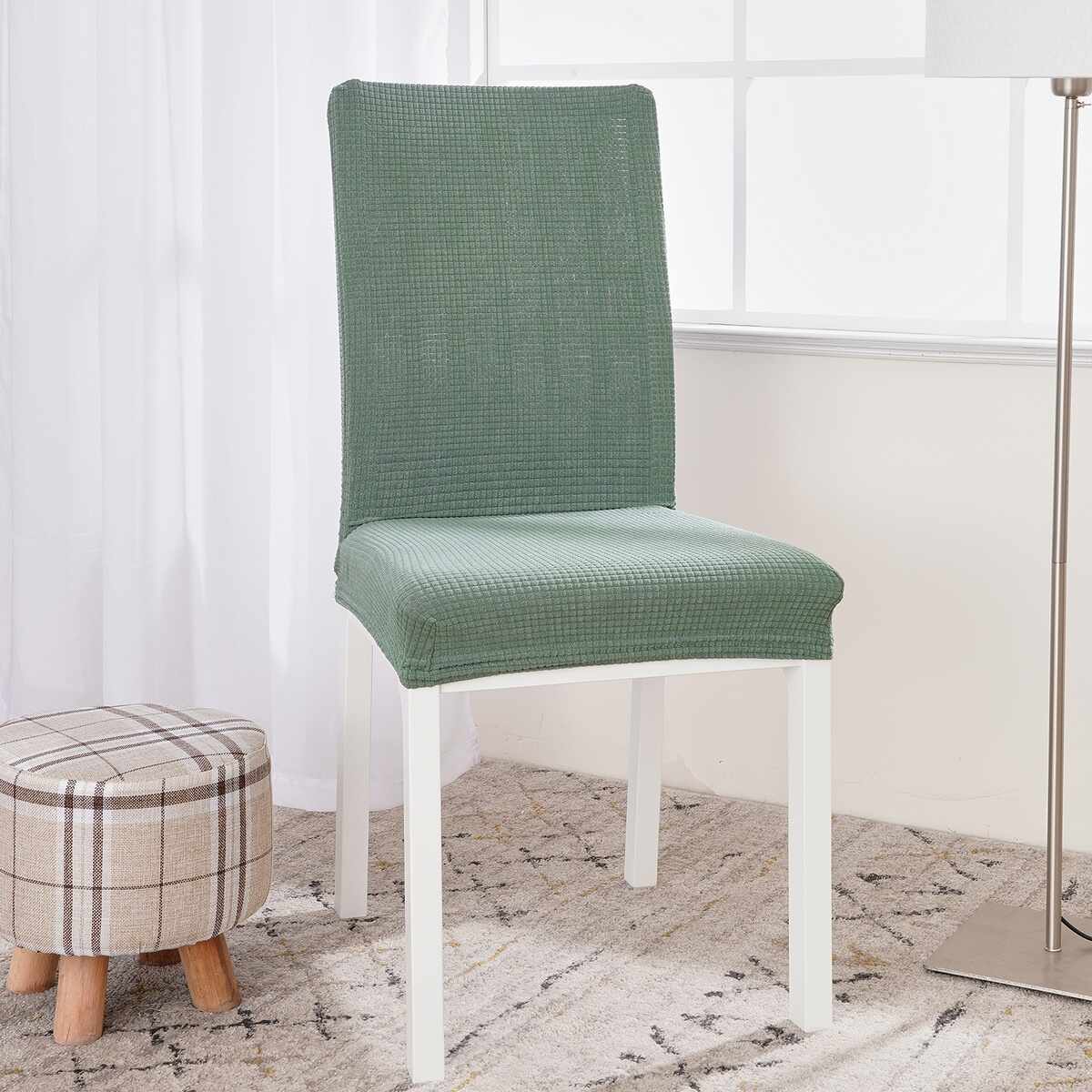 Husă multielastică impermeabilă de scaun 4Home Magic clean verde, 45 - 50 cm, set 2 buc.