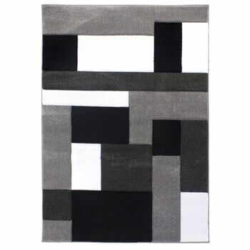 Covor Flair Rugs Cosmos Black Grey, 160 x 230 cm, negru - gri